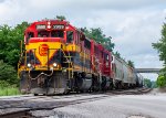 A local departs Gentry Southbound 